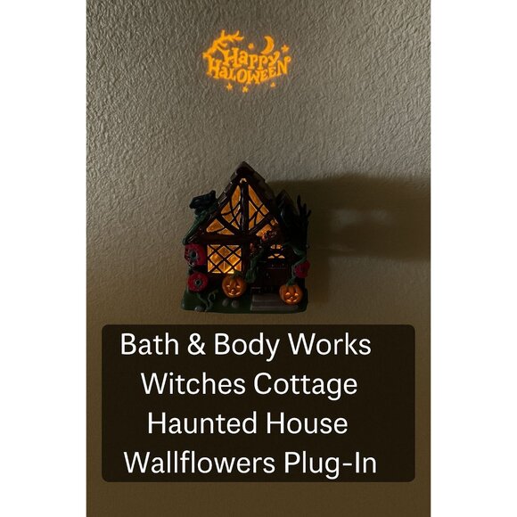 Bath & Body Works Witches Cottage Haunted House Wallflowers Plug-In Halloween - Picture 1 of 16